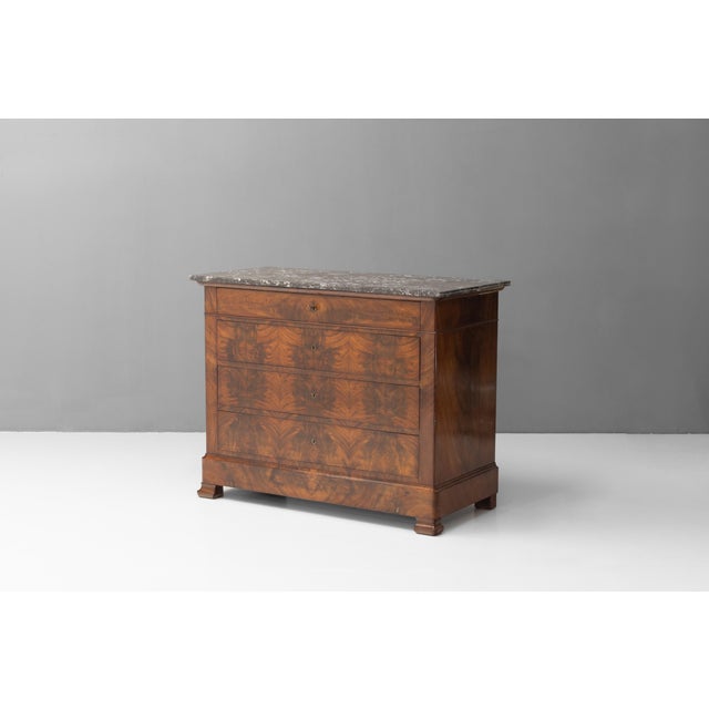 Antique Mahogany Commode, 1880 For Sale - Image 9 of 9