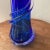 Blue Mid 20th Century Modern Cobalt Blue Murano Style Art Glass Vase For Sale - Image 8 of 12