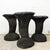 Sculptural Side Tables in Burnt Wood, 1980s, Set of 3 For Sale - Image 4 of 12