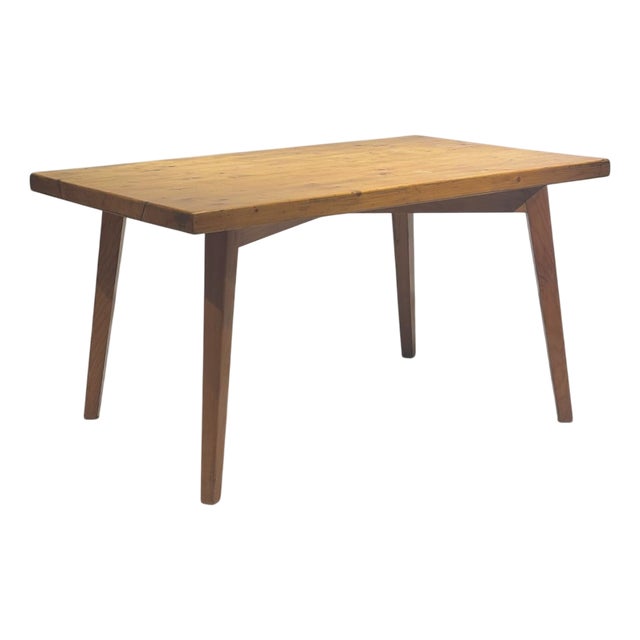 Pine Table by Christian Durupt For Sale
