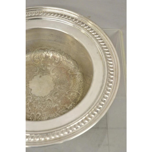 Vintage Victorian Silver Plated Covered Vegetable Serving Dish Platter Bowl For Sale In Philadelphia - Image 6 of 10