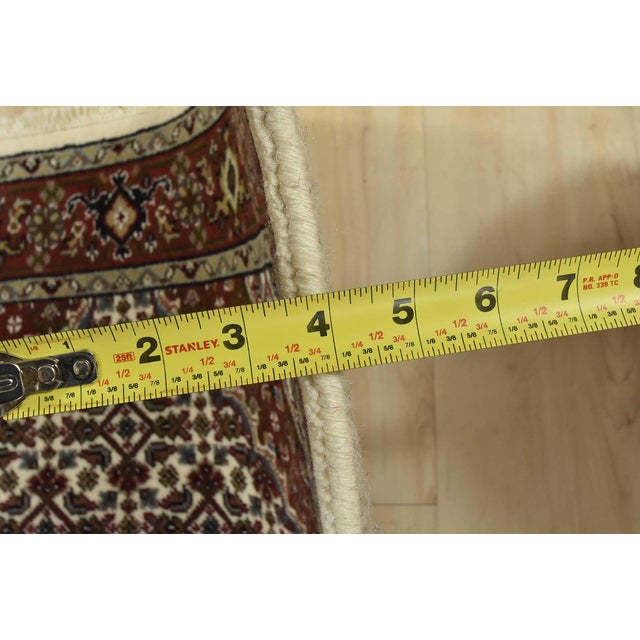 Tabriz Mahi Runner 2’9” X 27’1” Ivory Wool Traditional Hand-Knotted Rug For Sale - Image 10 of 12
