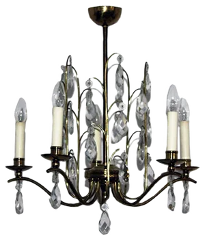 Crystal Chandelier, 1950s