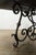 Vintage Wood Top Dining Table With Iron Base For Sale - Image 11 of 15