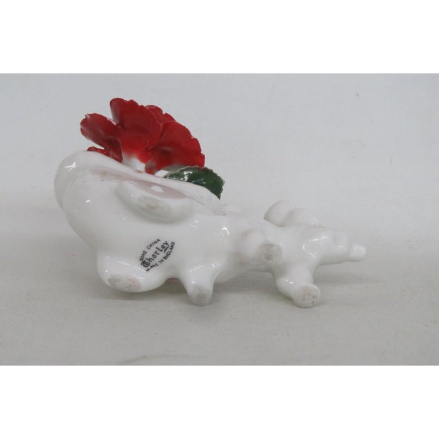 Thorley Bone China Figurine Poodle Pulling Cart of Flowers Made in England 5156b For Sale - Image 16 of 18