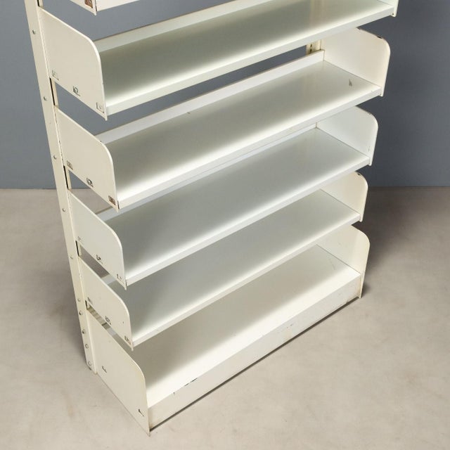 Vintage Bookcase in Metal, 1970s For Sale - Image 9 of 11