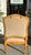 1990s Nancy Corzine Tropez French Mahogany & Leather Fauteuil Arm Chair For Sale - Image 5 of 6