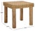 Contemporary Shazza Wicker Rattan Weaved Accent Table in Natural For Sale - Image 3 of 7