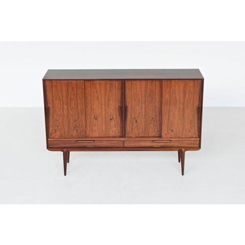 Model 13 Highboard in Rosewood by Gunni Oman for Oman Jun, Denmark, 1960s For Sale - Image 18 of 18