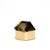 2020s Hand Blown Murano Diamond Rock Box With Brass For Sale - Image 5 of 12