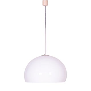 Mid-Century Chandelier in Chrome from Meblo, Italy, 1970s For Sale