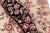 Beige Art Nouveau 1990's Kashan Pak-Persian Beige/Black Wool Round Rug- 6'2'' X 6'3'' For Sale - Image 8 of 9