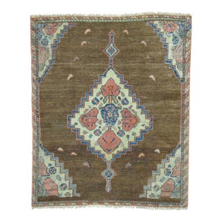Antique Zabihi Collection Persian Serab Mat Rug For Sale