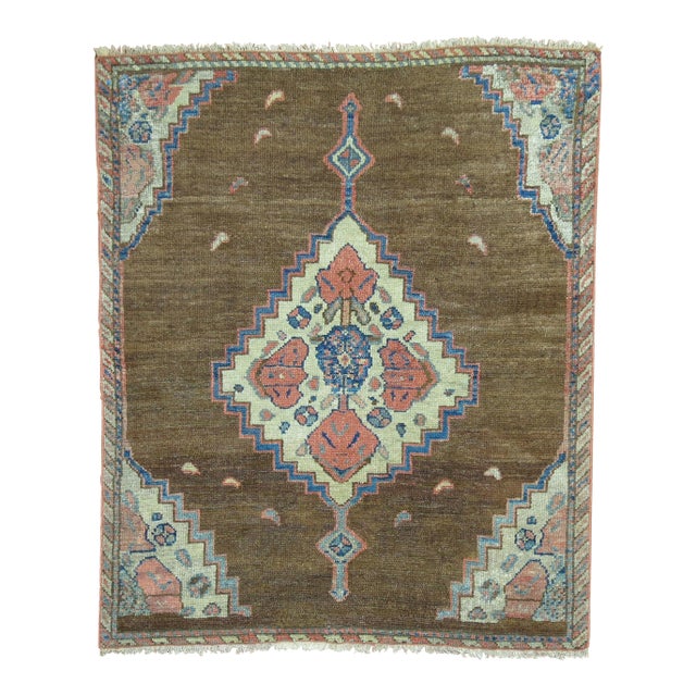 Antique Zabihi Collection Persian Serab Mat Rug For Sale