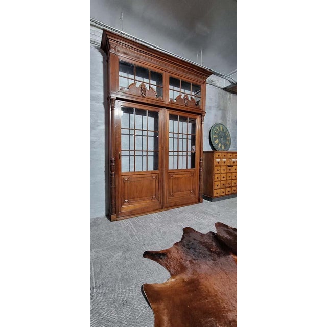 French Fixed Cupboard in Oak, 1980s For Sale - Image 16 of 16