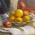 20th Century European School Impressionist Oil on Artist Board Tabletop Still Life Vase and Fruits Framed Signed For Sale In Washington DC - Image 6 of 9