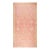 1930s Pink Rose Foliate Antique Indian Cotton Agra Rug 11'10" X 24'2" Handknotted Wool Carpet For Sale