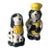 2001 Candace Reiter "Dogzilla" Chef Dogs Ceramic Salt & Pepper Shakers - Set of 2 For Sale
