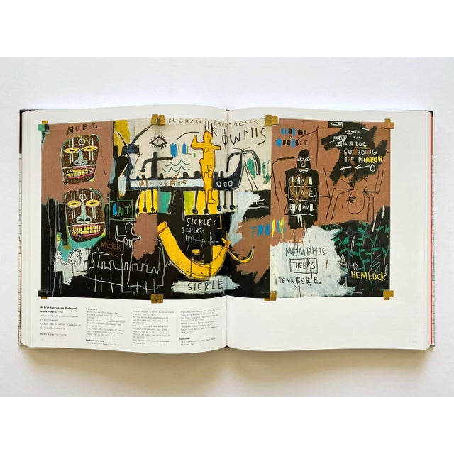 2000 - 2009 Jean Michel Basquiat " Paintings Catalogue Raisonne " Rare Vintage Landmark Volume Lithograph Print Large Hardcover Slipcase Two Books Set For Sale - Image 5 of 12