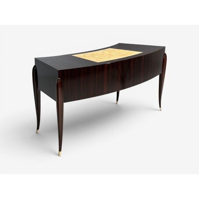 Émile-Jacques Ruhlmann Attr., Desk, Macassar Mahogany, Shagreen, France, 1900s For Sale - Image 17 of 17