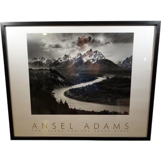 Framed Ansel Adams 'Tetons & the Snake River' For Sale