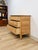 Primitive Scrubbed Pine Three Drawer Dresser Dovetail Porcelain Knobs Vintage For Sale - Image 11 of 14
