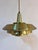 Danish Gold Slatted Lamp For Sale - Image 3 of 11