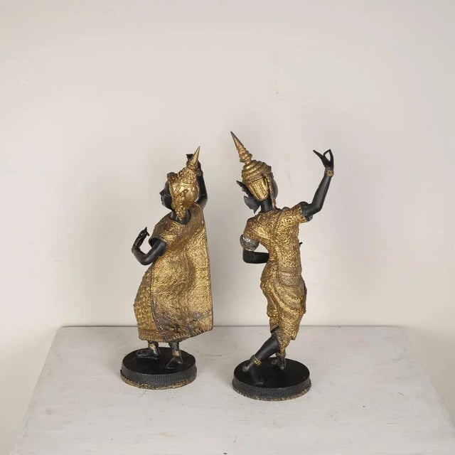 Guardians of the Temple of Rattanakosin Theppanom, Set of 2 For Sale - Image 4 of 10