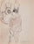 Watercolor drawing realized by Mino Maccari in 1940s. Hand signed in pencil lower right. Very good condition. This piece...