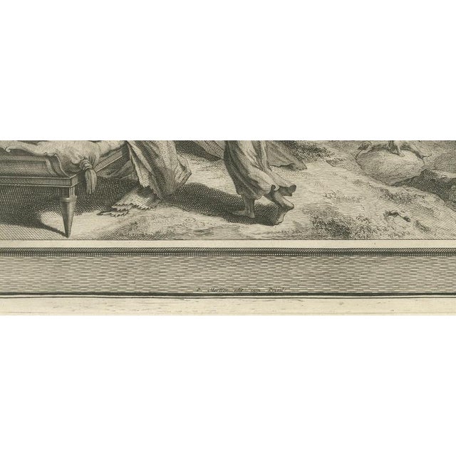 18th Century Pieter Mortier, Balak and Balaam at the Altars and the Zeal of Phinehas, 1700, Engraving For Sale - Image 5 of 12