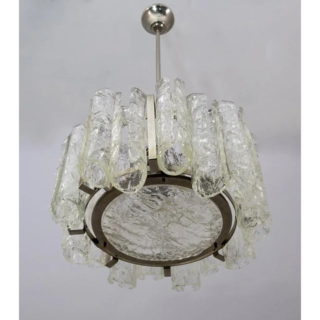 Postmodern Murano Glass Chandelier by Carlo Nason for Mazzega, Italy, 1970s For Sale - Image 8 of 10