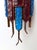 Hammered Glass Wrought Iron Sconces by Longobard, Italy, 1970s, Set of 3 For Sale - Image 10 of 12