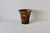 Art Nouveau Pulvermacher Style Art Nouveau Paper Mache Floral Decoupage Cachepot Wastebasket Vintage For Sale - Image 3 of 14