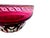 Aqua Cranberry Red Murano Glass Bowls attributed to Seguso, 1960s, Set of 6 For Sale - Image 8 of 10