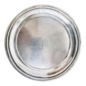1939 Silver Plated Union Pacific Overland Railroad Tray