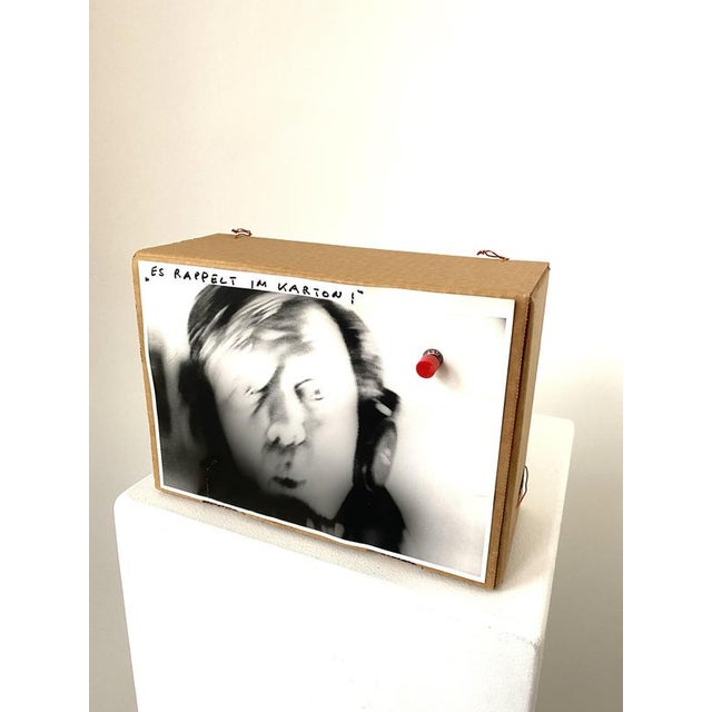 1950s Klaus Vom Bruch, Collage Es Rappelt Im Karton, 1952, Mixed Media, Cardboard For Sale - Image 5 of 7