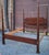 Wood Late 20th Century American Neoclassical Solid Cherry Semi-Poster Full Size Bed Frame For Sale - Image 7 of 12