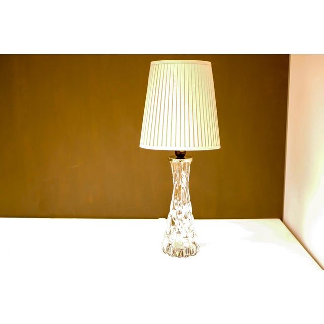 Crystal Glass Table Lamp by Carl Fagerlund for Orrefors For Sale - Image 12 of 15