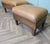 Sturdy Leather Library Ottomans, 1900, Set of 2 For Sale - Image 6 of 8
