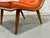 Mid Century Modern Scoop Lounge Chair by Carter Brothers | Orange Tufted Chair, C. 1950's For Sale - Image 11 of 13
