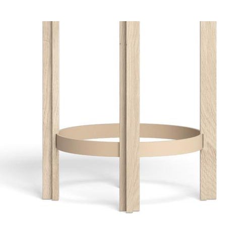 White Stained Oak Principal Counter Stool by Bodil Kjaer for Grade For Sale - Image 4 of 7