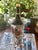 Rustic European 1960’s Vera Lucino Silver Plate Over Brass Grapevine Wine Cooler or Vase For Sale - Image 3 of 12