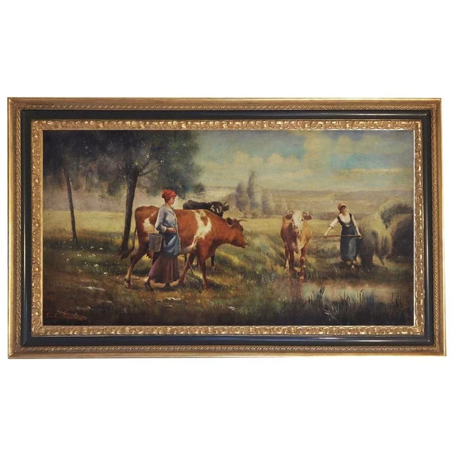 Emilio Pergola, Country Landscape, Oil on Canvas, 2005 For Sale - Image 6 of 6