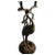 19th Century Vienna Bronze Ostrich Candelabra Candlestick Electrified Lamp For Sale In New York - Image 6 of 6