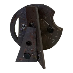 Original Abstract Ceramic Sculpture "Cosmic Iii"