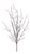 Frosted Snowy Twig Branch (Set of 4) For Sale