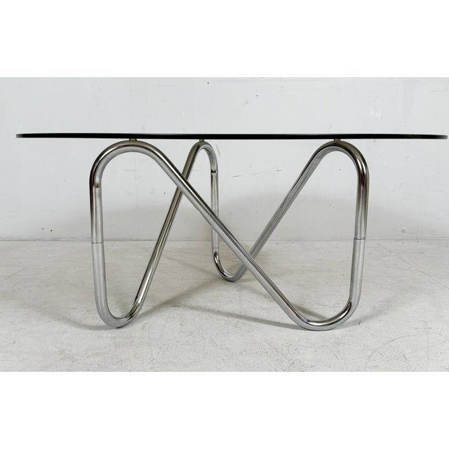 French Tubular Steel Coffee Table, 1970s For Sale - Image 10 of 18