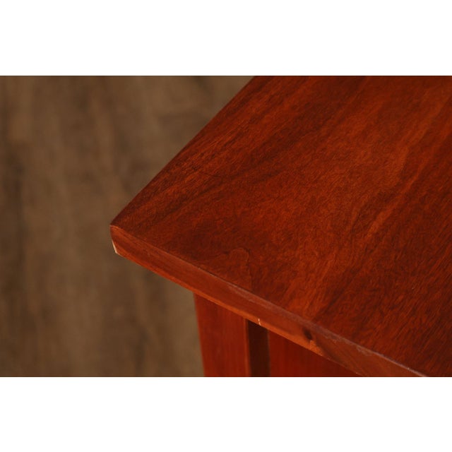 Wood Stickley Mission Collection Harvey Ellis Cherry Three Drawer Nightstands For Sale - Image 7 of 18