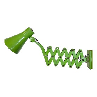 Vintage Industrial German Scissor Wall Lamp from Kaiser Leuchten, 1960s For Sale