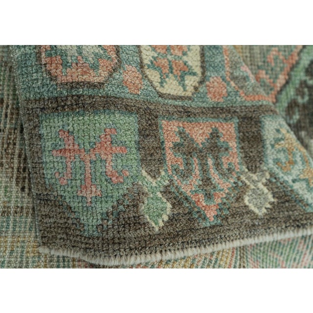 Turkish Oushak Rug 2'8" x 8'4" #20087 For Sale In Houston - Image 6 of 8